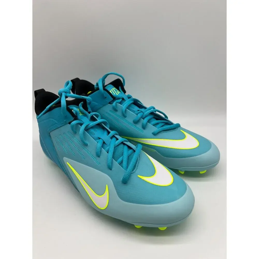 Nike Alpha Huarache 8 Varsity Lax Turquoise Lacrosse CZ6558-400 Men's 11.5